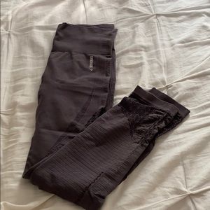 Grey/Purple Gymshark Leggings